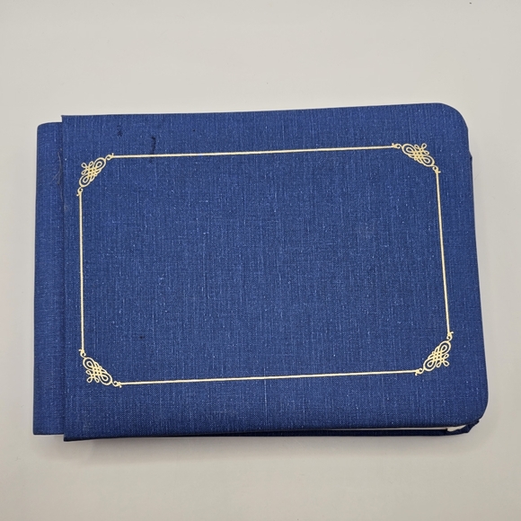 Creative Memories Other - Creative Memories, Blue Photo Album with Gold Accents